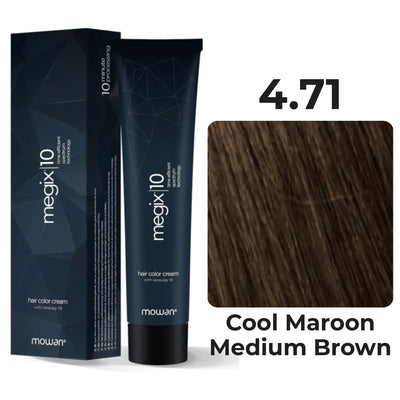 4.71 - Cool Maroon Medium Brown - 100ml