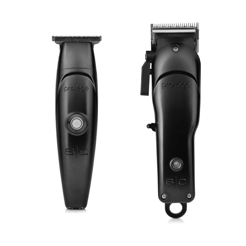 StyleCraft Protégé Cordless Hair Clipper and Trimmer Combo, Matte Metallic Black