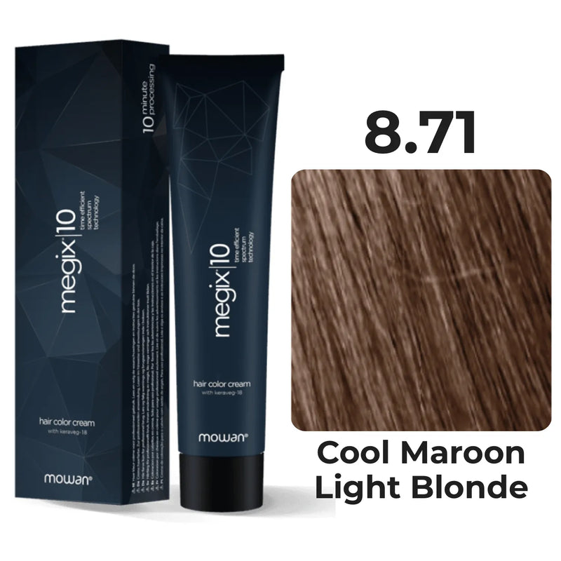 8.71 - Cool Maroon Light Blonde - 100ml