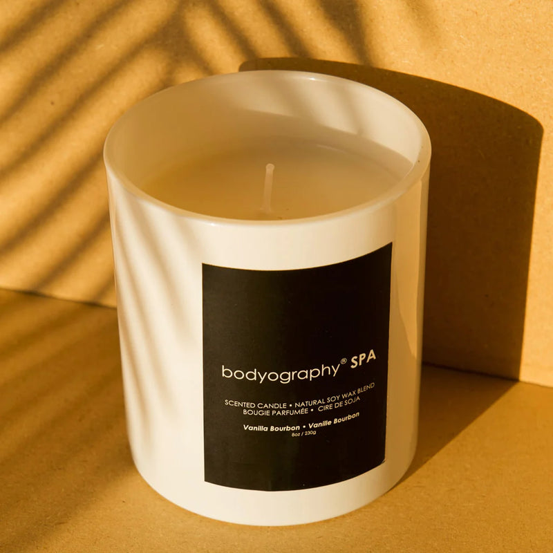 VANILLA BOURBON SCENTED SOY CANDLE - 230g