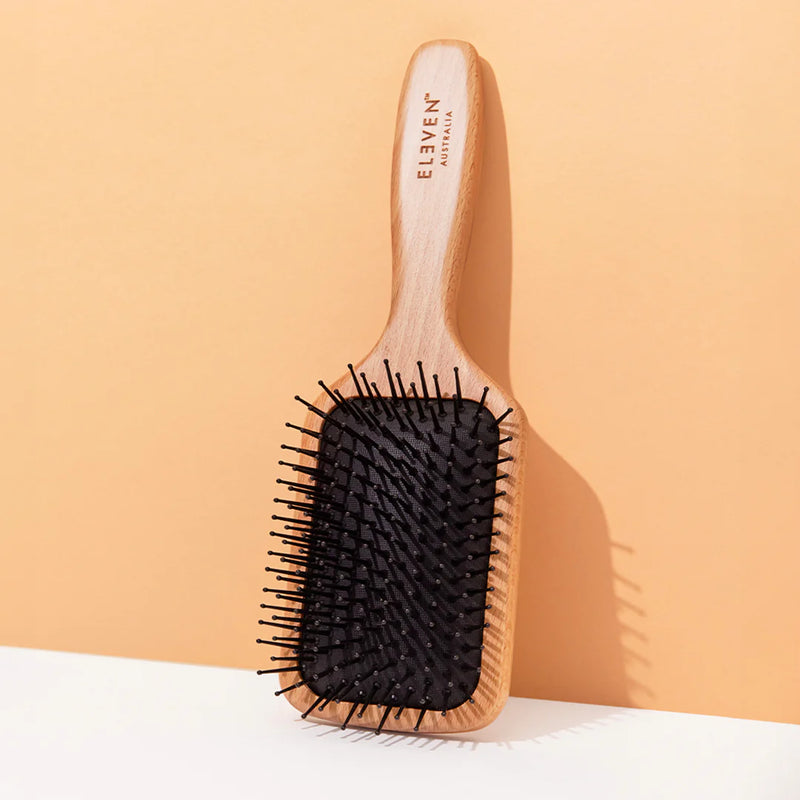 Wooden Paddle Brush In Box