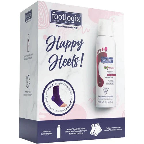 Rough Skin Formula & Pedi Socks (Happy Heels)