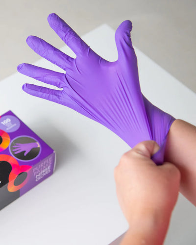 Purple Palms - Nitrile Gloves - 100pcs