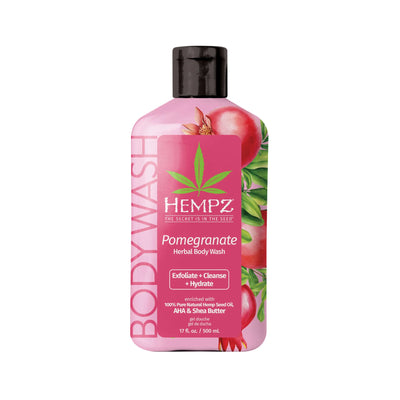 HEMPZ - Pomegranate Herbal Body Wash - 500ml/17oz