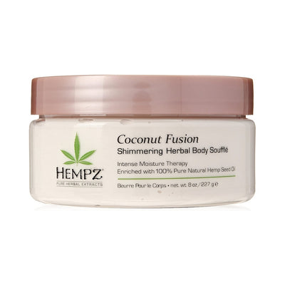 Herbal Whipped Shimmering Body Souffle - 240ml/8oz Coconut Fusion