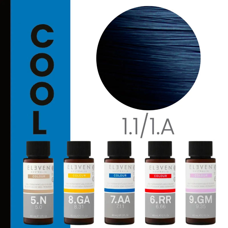 1.1/1A - Black Ash - Eleven Australia Liquid Color