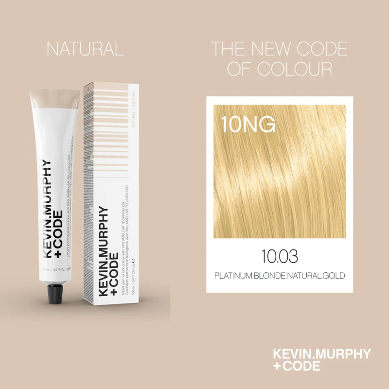 CODE+ - 10.03/10NG - PLATINUM BLONDE NATURAL GOLD - 100ml