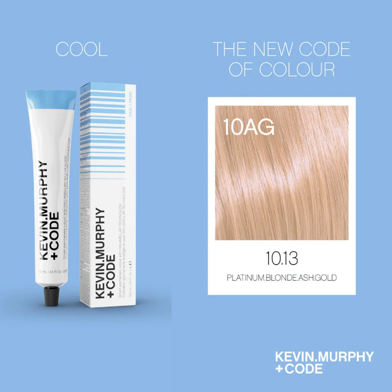 CODE+ - 10.13/10AG - PLATINUM BLONDE ASH GOLD - 100ml
