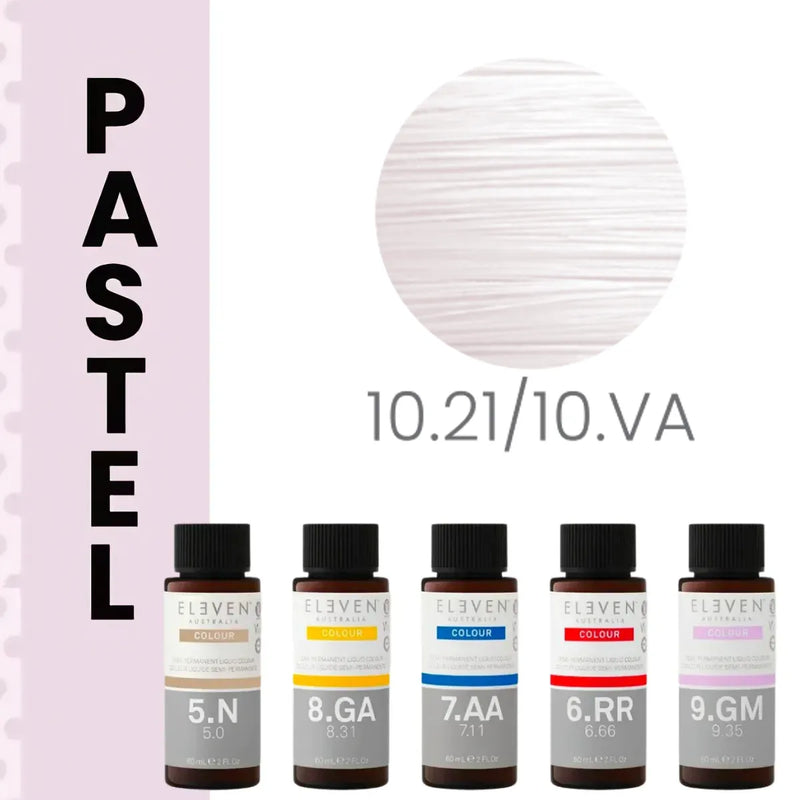 10.21/10.VA Light Blonde Violet Ash - Eleven Color Liquid color - 60ml