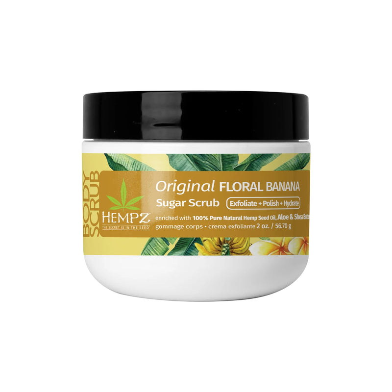 HEMPZ - Original Floral Banana Herbal Sugar Scrub - 2oz