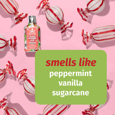 Travel-Size Crushed Peppermint Sugar Herbal Body Moisturizer - 66ml/2.25oz