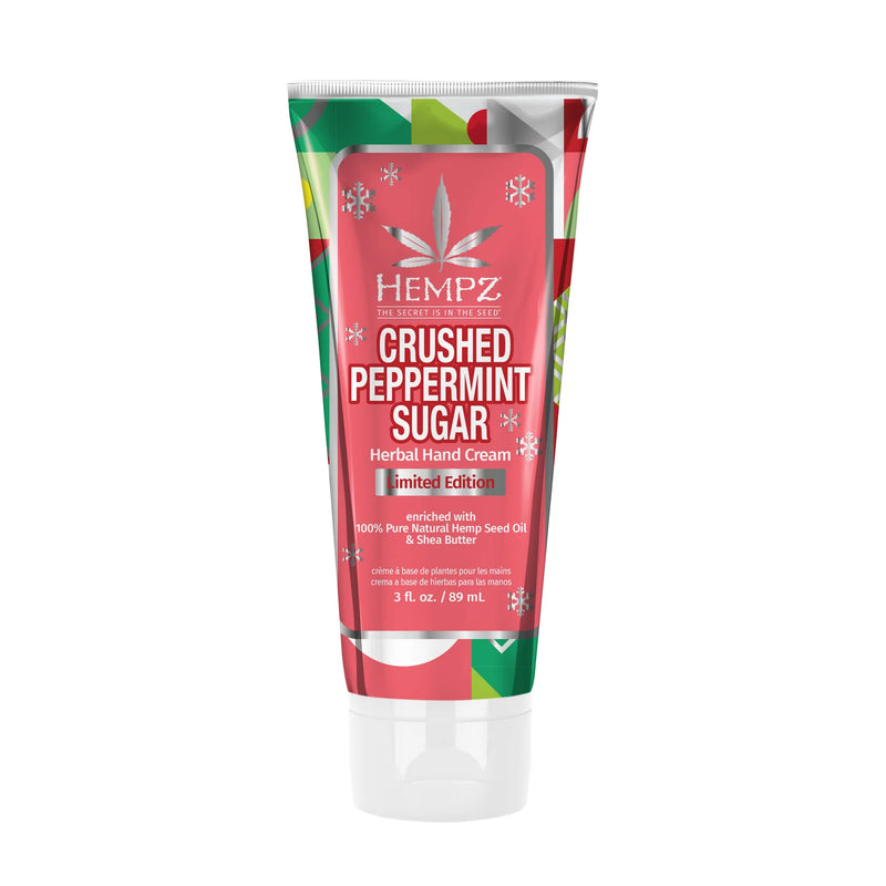 Crushed Peppermint Sugar Herbal Hand Cream - 89ml/3oz