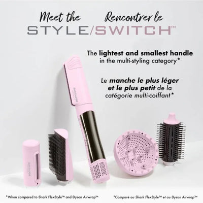BaBylissPRO Nano Titanium Limited Edition - StyleSwitch - Ionic Multi-Styler & Dryer - Pink