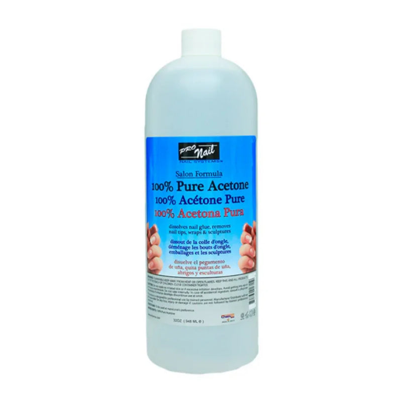 PRONAIL - PURE ACETONE - 32oz