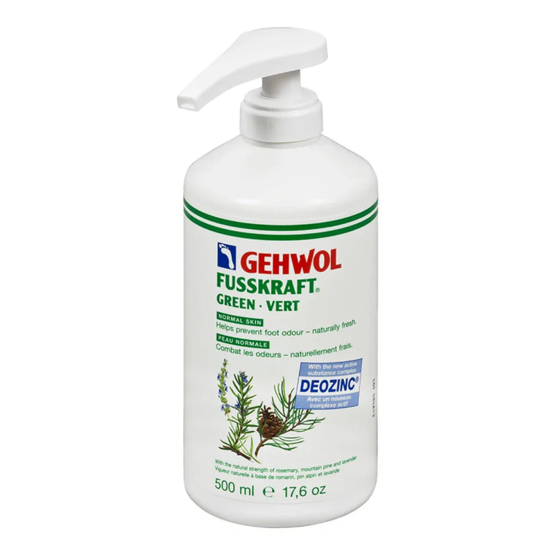 GEHWOL FUSSKRAFT - CARE CREAM GREEN w/PUMP - 500ml