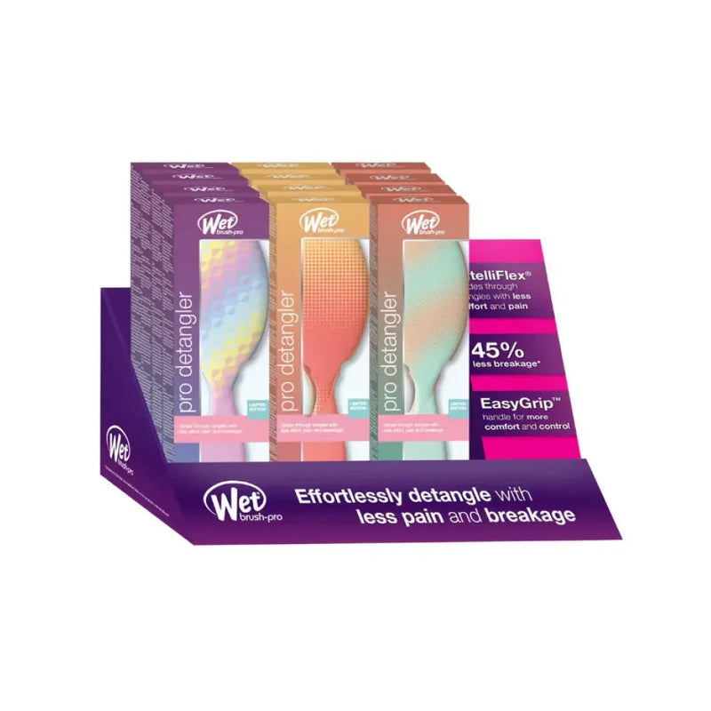 Wet Brush - DETANGLER - Dazzling Dots - 9PC DISPLAY