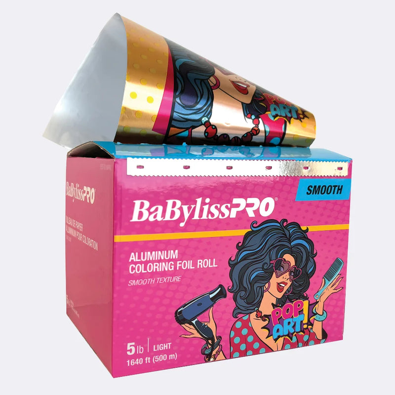 BaBylissPRO® POP ART! Aluminum Coloring Foil Roll (Smooth, 5lb, Light, 1640 ft)