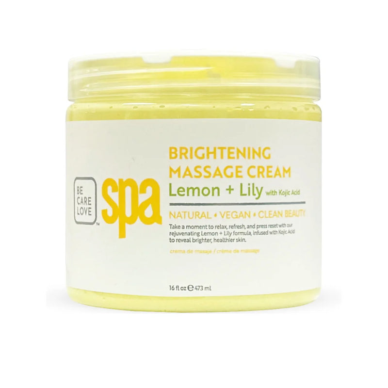 BCL SPA - MASSAGE CREAM - LEMON LILY - 16oz