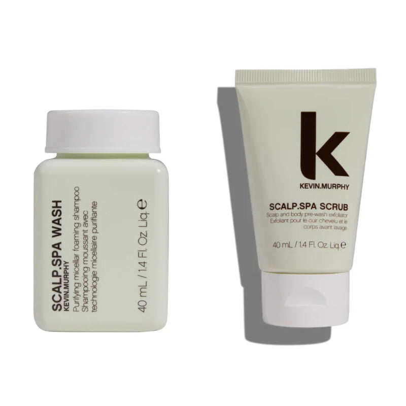 KM SCALP SPA SCRUB & SPA WASH 40ml