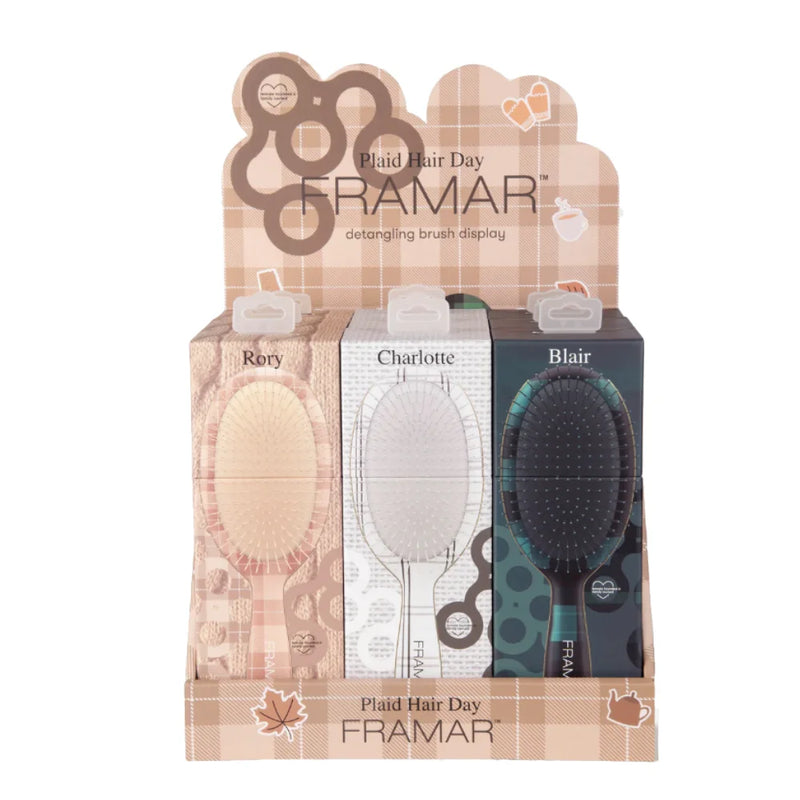 LIMITED EDITION PLAID HAIR DAY Detangle Brush 9PC