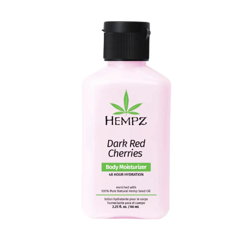 HEMPZ - DARK RED CHERRIES HERBAL BODY MOISTURIZER - 66ml/2.25oz