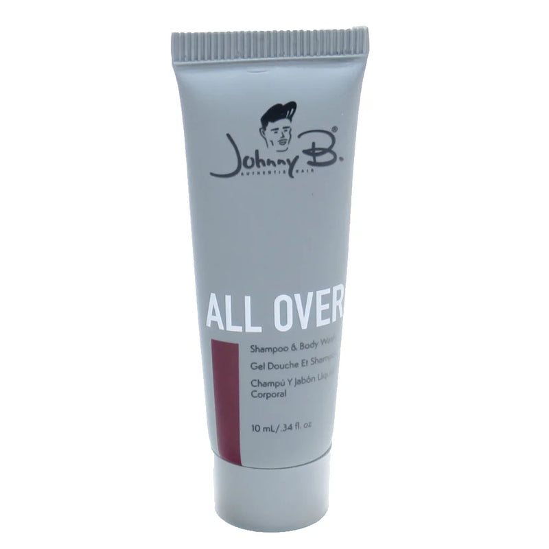 JOHNNY B - ALL OVER SHAMPOO & BODY - WASH - 10ml/.34oz