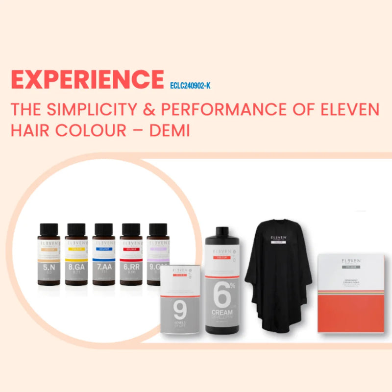 EXPERIENCE THE SIMPLICITY & PERFORMANCE OF ELEVEN DEMI - Free Items with 11 Shades