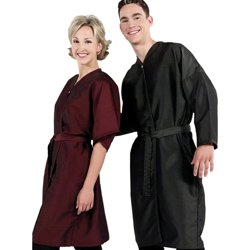 KIMONO ROBE SILKARAH (PEWTER)