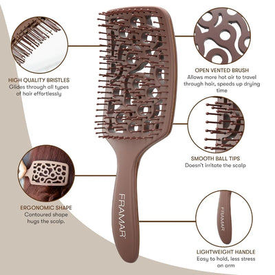 VENT BRUSH - I NEED TO VENT - CHOCOLATE