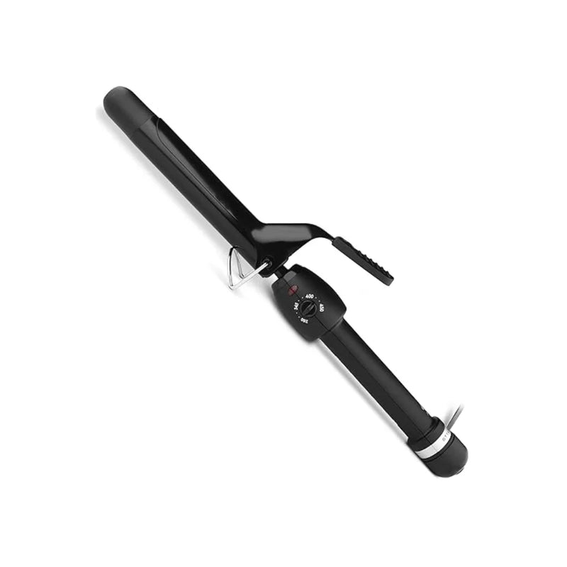 STYLCRFT STYLING - GOLD CERAMIC CURLING IRON 1in - BLACK