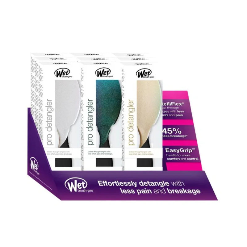 Wet Brush - Glitter Glam Pro Detangler Display 9pk