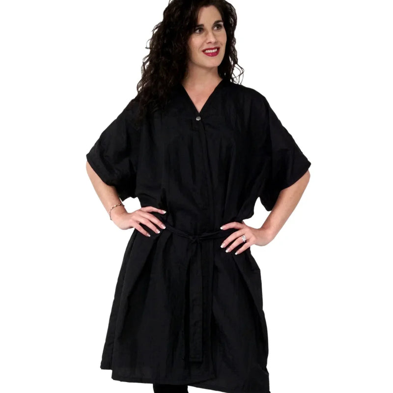 KIMONO WRAP BLACK