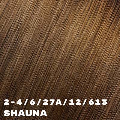 Quick Fit Tape Weft - Straight - (#2-4/6/27A/12/613)-Shauna - Sunkissed Caramel Balayage - 22.5"