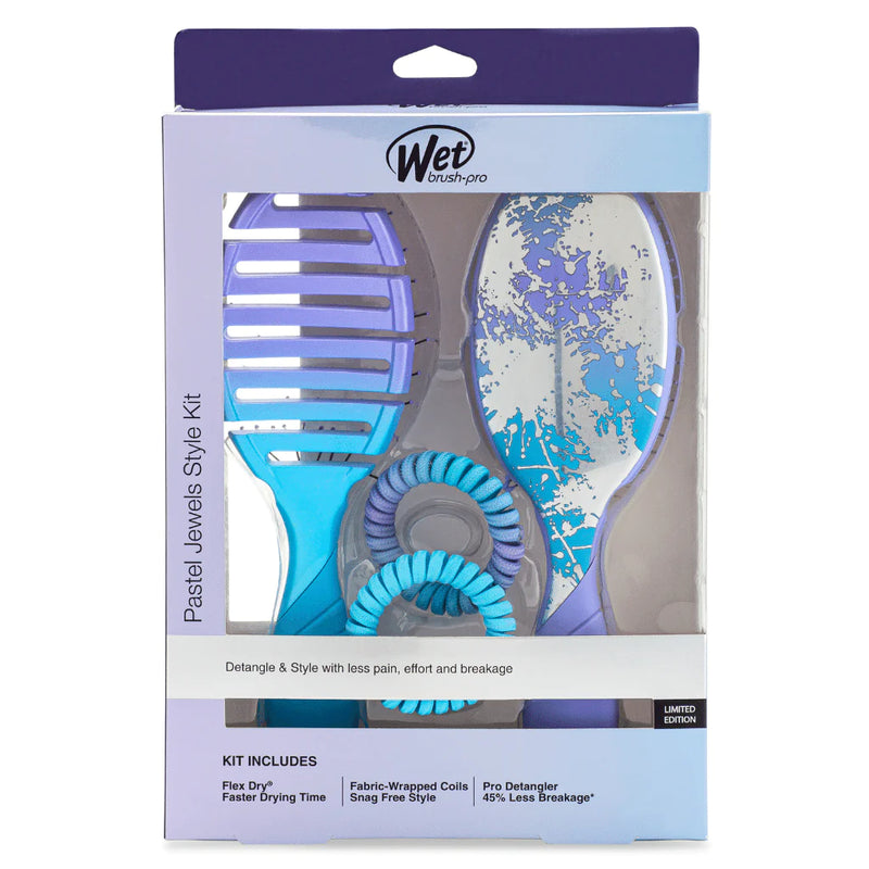 Wet Brush - Limited Edition Pastel Jewels Style Kit