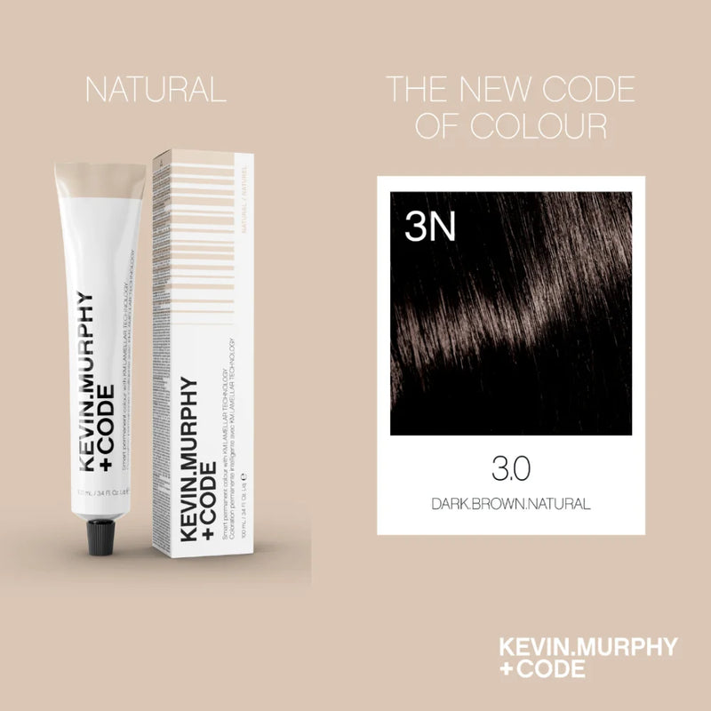 CODE+ - 3.0/3N - DARK BROWN NATURAL - 100ml