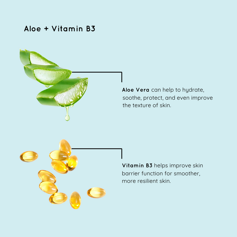 VITALUXE SOOTHING ALOE + VITAMIN B3 MAKEUP REMOVING CLEANSING WIPES