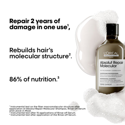 L'Oreal SE ABSOLUT REPAIR MOLECULAR SHAMPOO - 500ml