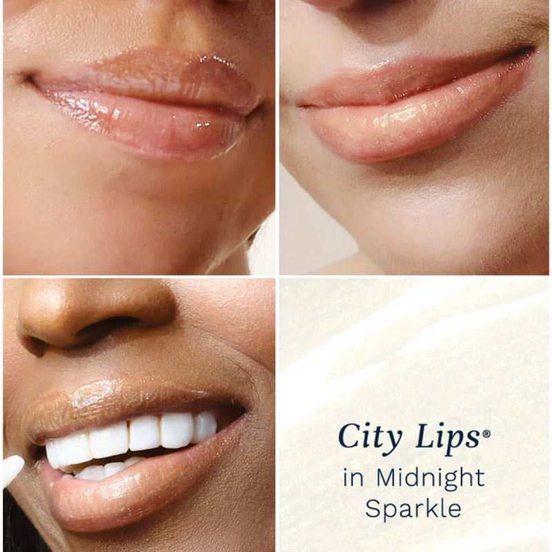 CITY LIPS - PLUMPING LIP GLOSS - MIDNIGHT SPARKLE