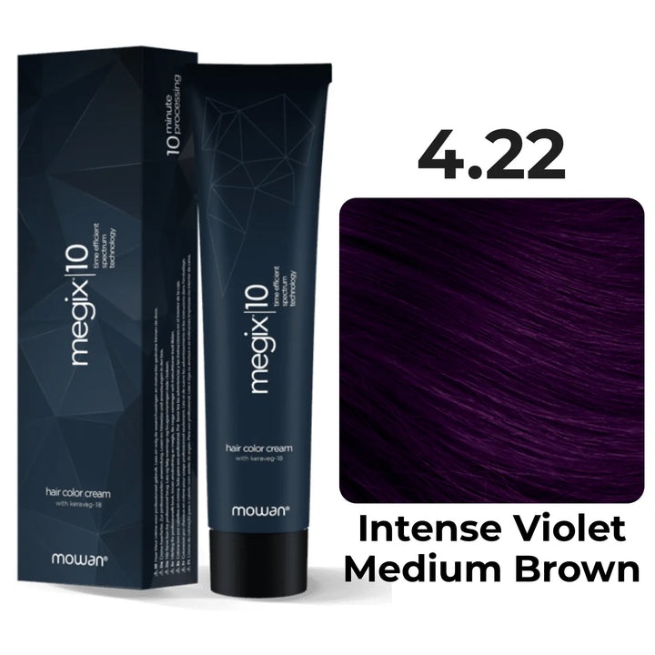 4.22 - Intense Violet Medium Brown - 100ml – International Beauty