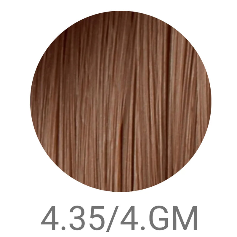 4.35/4.GM - Warm Medium Brown Gold Mahogany - Eleven Color Liquid Color - 60ml