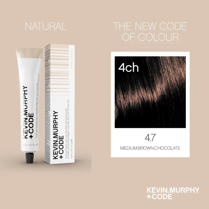 CODE+ - 4.7/4ch - MEDIUM BROWN CHOCOLATE INTENSE - 100ml