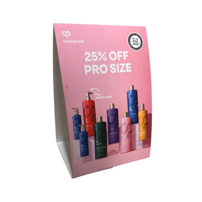 Colorproof Liter Tent Card