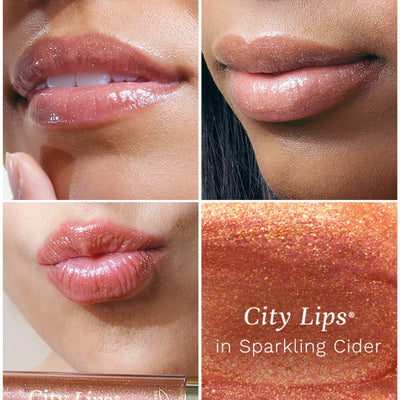 LE. CITY LIPS - PLUMPING LIP GLOSS - SPARKLING CIDER