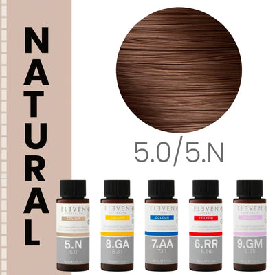 5.0/5N - Natural Light Brown - Eleven Australia Liquid Color