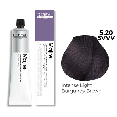 5.20/5VVV - Intense Light Burgundy Brown - Majirel Violet