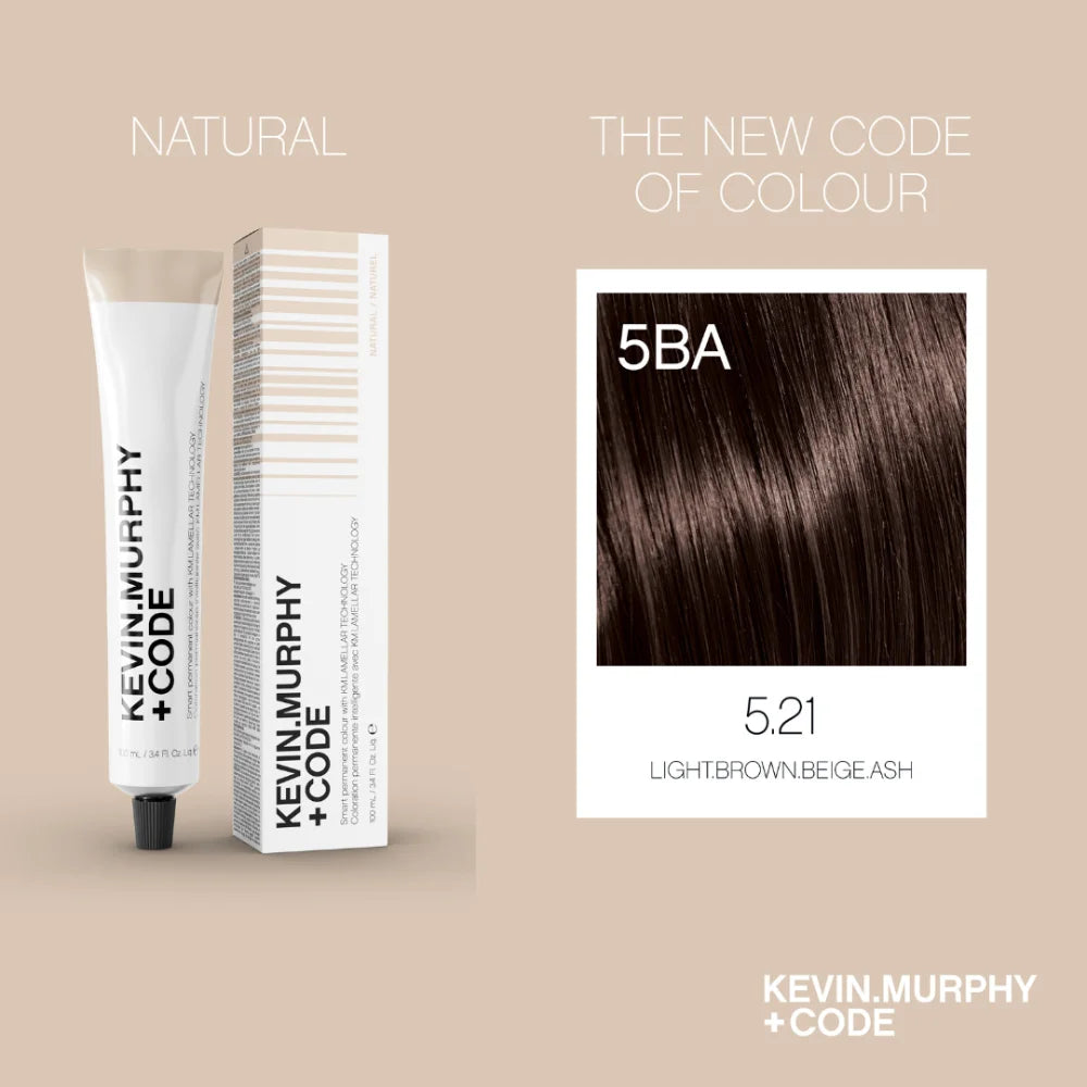 CODE+ - 5.21/5BA - LIGHT BEIGE ASH - 100ml – International Beauty