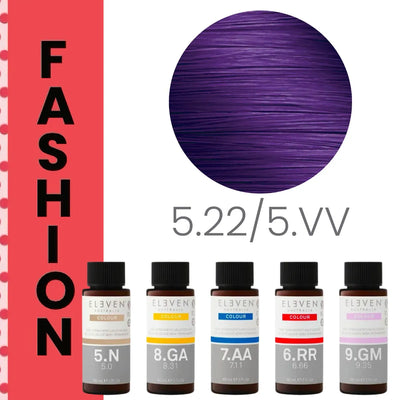 5.22/5VV - Light Brown Violet Intense - Eleven Australia Liquid Color