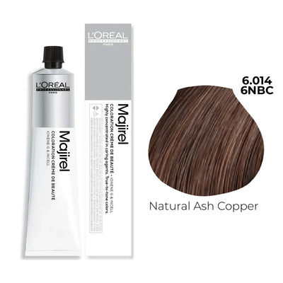 6.014/6NBC - Natural Ash Copper - Majirel French Browns