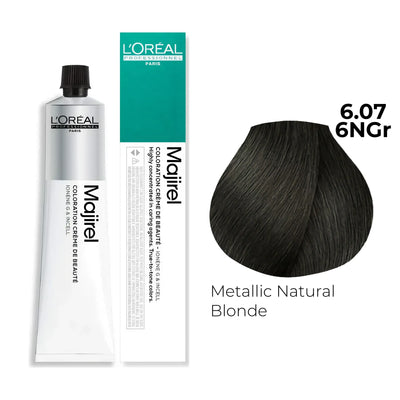 6.07/6NGr - Metallic Natural Blonde - Majirel Green