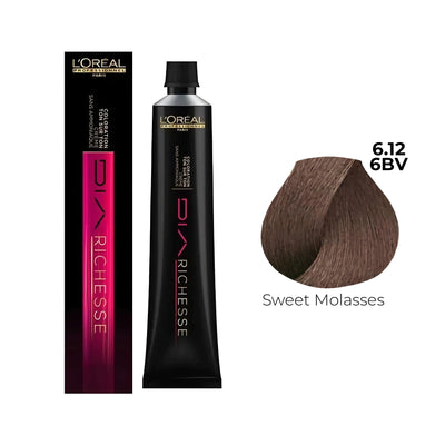 DIA Richesse Cool Browns & Blondes - 6.12/6BV -  Sweet Molasses - 50ml
